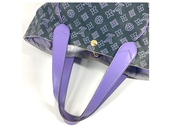 Borsa a spalla Louis Vuitton Monogram Beach Line Ipanema GM Porpora - vista 8