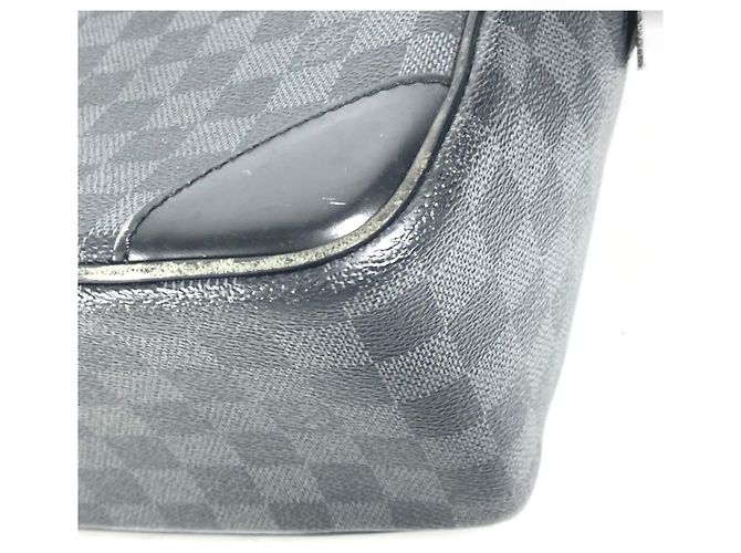 Borsa tote Damier Graphite Louis Vuitton Nero - vista 7