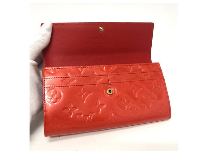 Cartera Larga Sarah de Louis Vuitton Naranja - vista 10