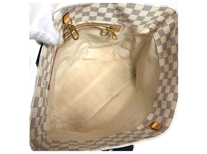 Borsa Cabas PM Plan Soleil Damier Azur Louis Vuitton Bianco - vista 13