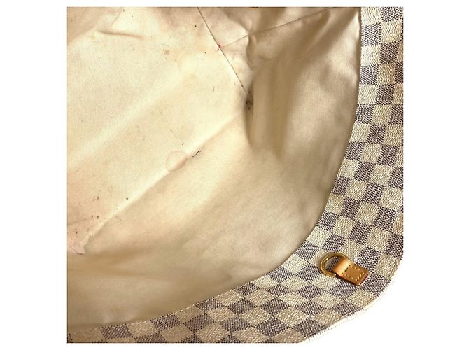 Borsa Cabas PM Plan Soleil Damier Azur Louis Vuitton Bianco - vista 14
