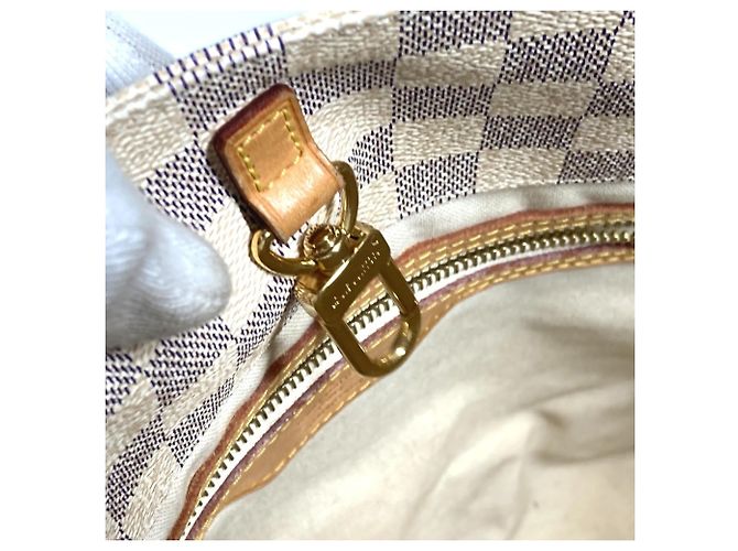 Borsa Cabas PM Plan Soleil Damier Azur Louis Vuitton Bianco - vista 16