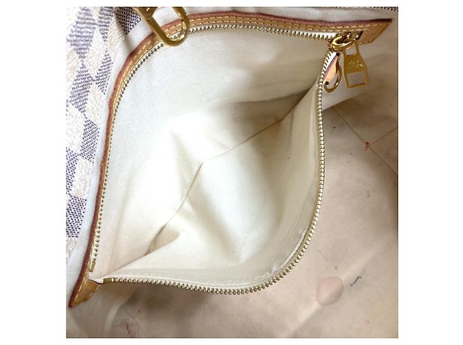 Borsa Cabas PM Plan Soleil Damier Azur Louis Vuitton Bianco - vista 17