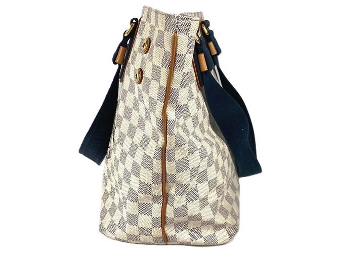 Borsa Cabas PM Plan Soleil Damier Azur Louis Vuitton Bianco - vista 3