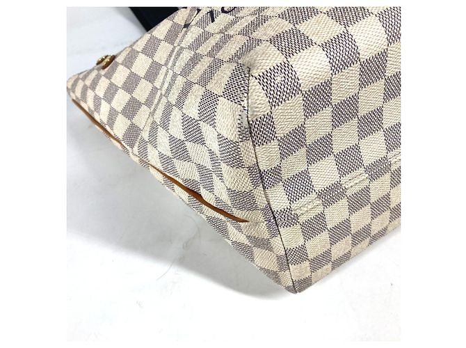 Borsa Cabas PM Plan Soleil Damier Azur Louis Vuitton Bianco - vista 7