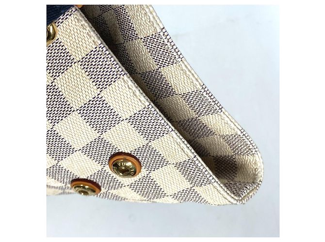Borsa Cabas PM Plan Soleil Damier Azur Louis Vuitton Bianco - vista 9