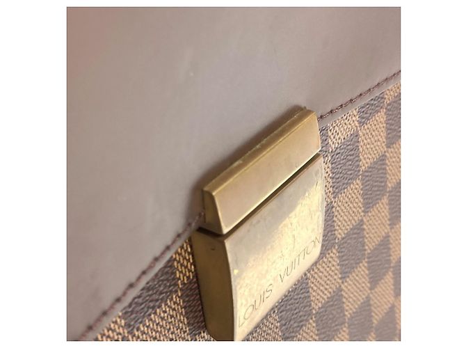 Brevettato Louis Vuitton Damier Altona PM Marrone Damier ebene - vista 5