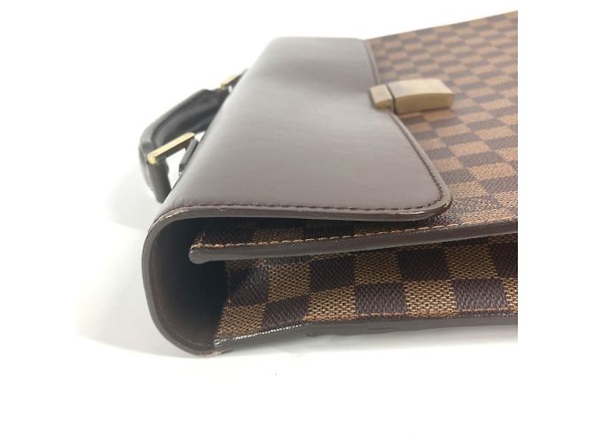 Brevettato Louis Vuitton Damier Altona PM Marrone Damier ebene - vista 9