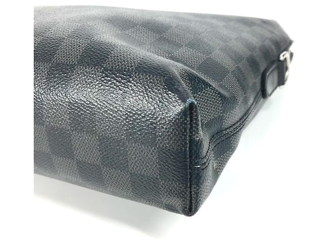 Borsa a tracolla Damier Graphite Louis Vuitton Nero - vista 6