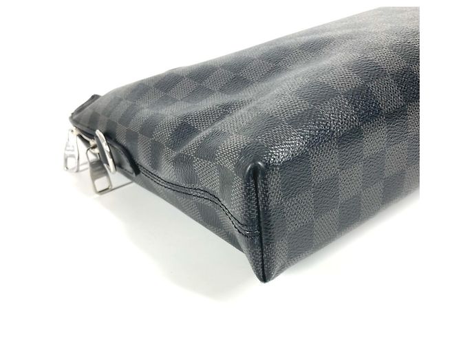Borsa a tracolla Damier Graphite Louis Vuitton Nero - vista 7