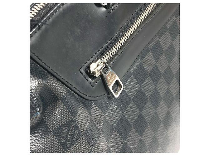 Borsa a tracolla Damier Graphite Louis Vuitton Nero - vista 9