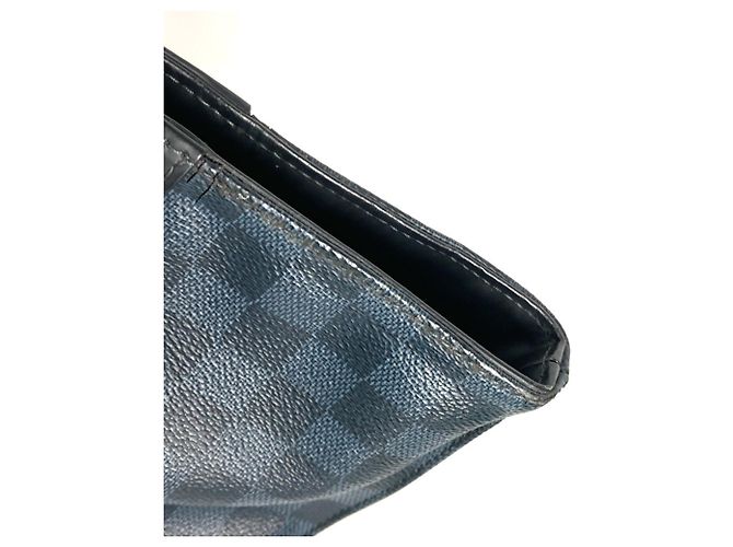 Borsa Cabas Voyageur Damier Cobalt di Louis Vuitton Blu navy - vista 9