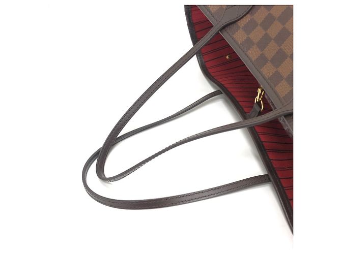 Borsa tote Neverfull MM di Louis Vuitton Marrone Damier ebene - vista 6