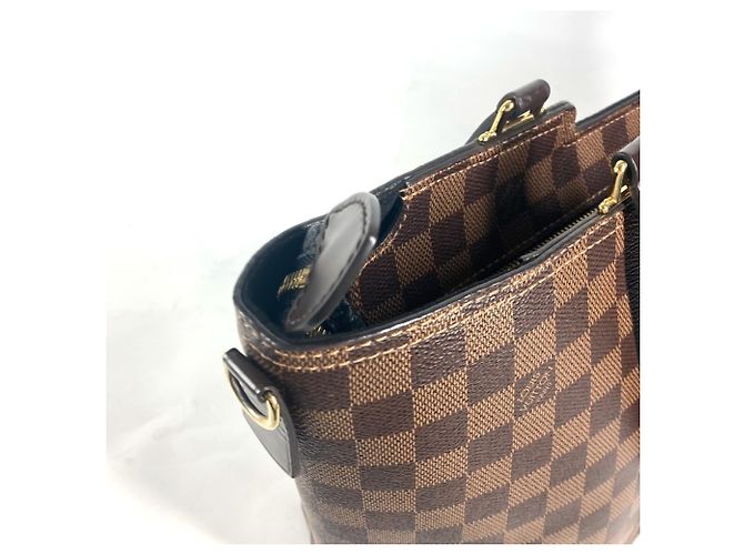 Borsa tote Damier Jersey Louis Vuitton Marrone Nero - vista 10