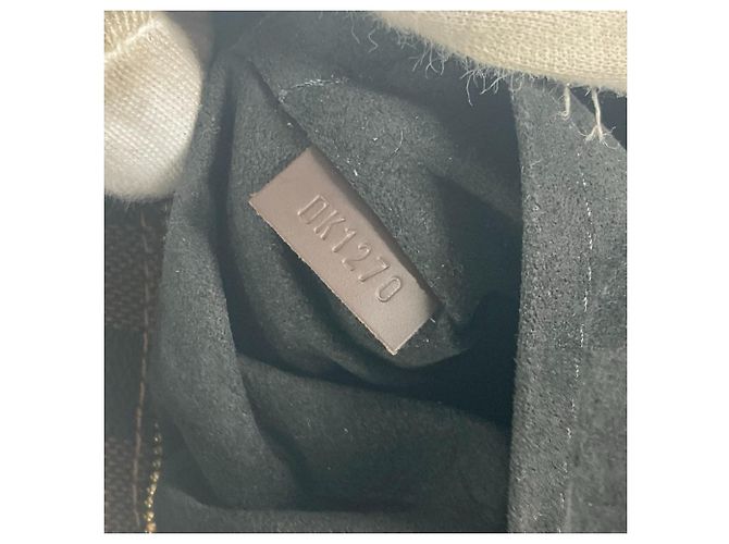 Borsa tote Damier Jersey Louis Vuitton Marrone Nero - vista 15