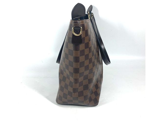 Borsa tote Damier Jersey Louis Vuitton Marrone Nero - vista 3