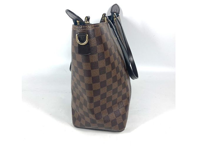 Borsa tote Damier Jersey Louis Vuitton Marrone Nero - vista 4