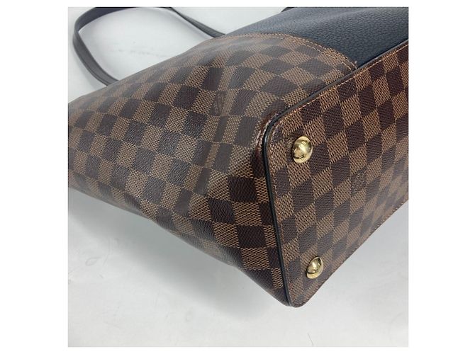 Borsa tote Damier Jersey Louis Vuitton Marrone Nero - vista 7