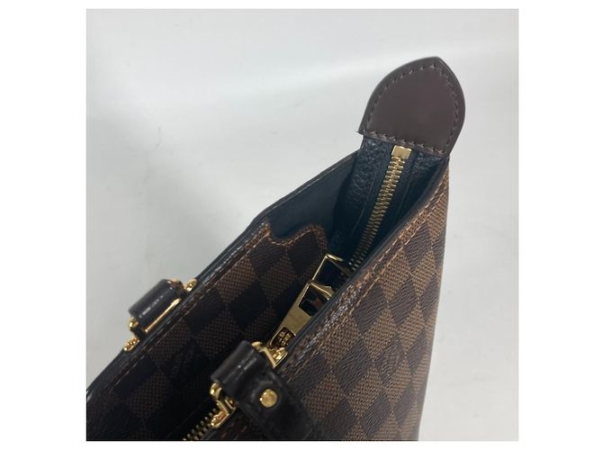 Borsa tote Damier Jersey Louis Vuitton Marrone Nero - vista 9