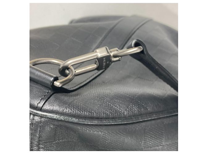 Louis Vuitton Damier Infini Keepall Bandoulière 45 Nero - vista 10