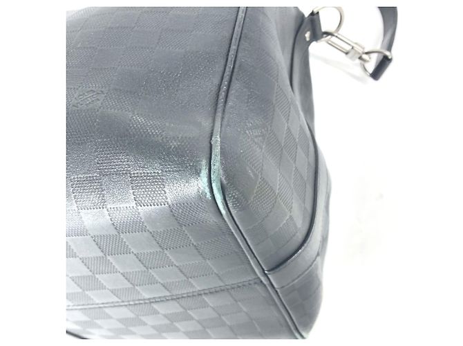 Louis Vuitton Damier Infini Keepall Bandoulière 45 Nero - vista 12