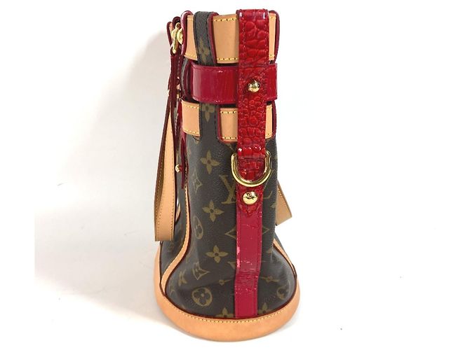Bucket Bolso de Hombro Ruby Neo Monograma Louis Vuitton Castaño Roja - vista 5