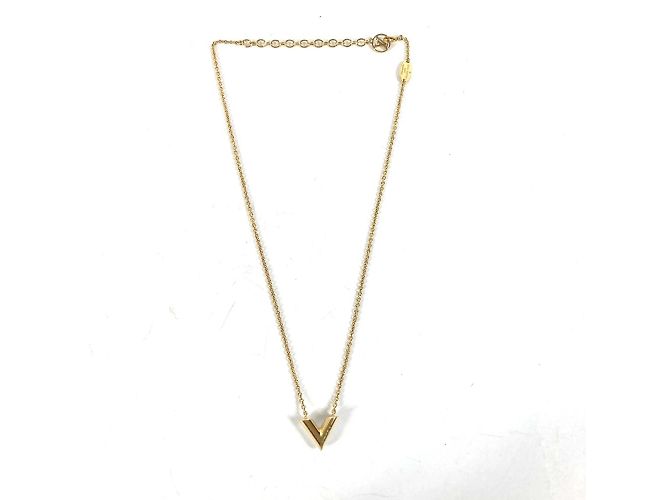 Collana in metallo dorato Louis Vuitton D'oro - vista 2