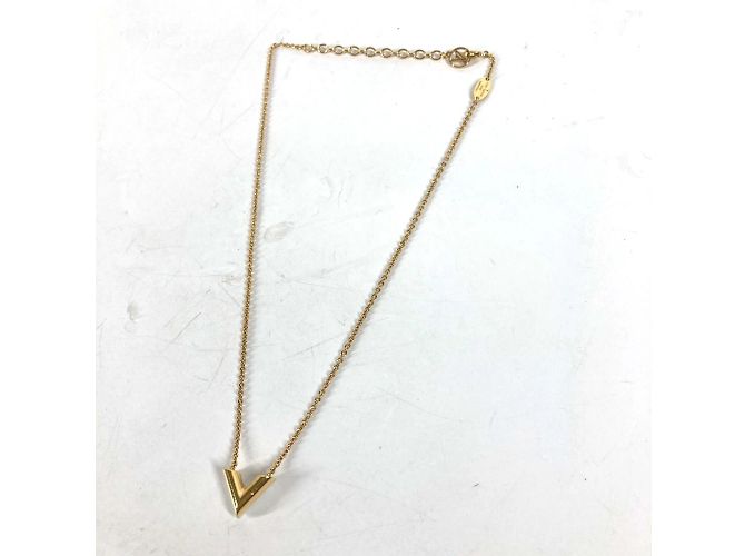 Collana in metallo dorato Louis Vuitton D'oro - vista 3
