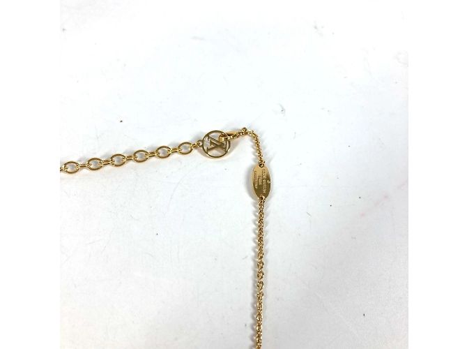 Collana in metallo dorato Louis Vuitton D'oro - vista 5