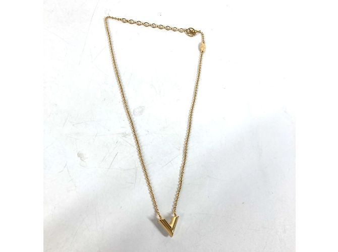 Collana in metallo dorato Louis Vuitton D'oro - vista 7