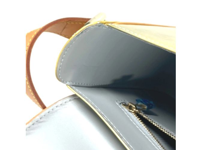 Borsa a tracolla Louis Vuitton Monogram Vernis Christy GM Marrone Grigio - vista 11