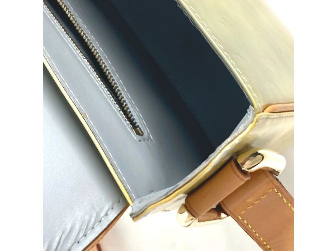 Borsa a tracolla Louis Vuitton Monogram Vernis Christy GM Marrone Grigio - vista 13