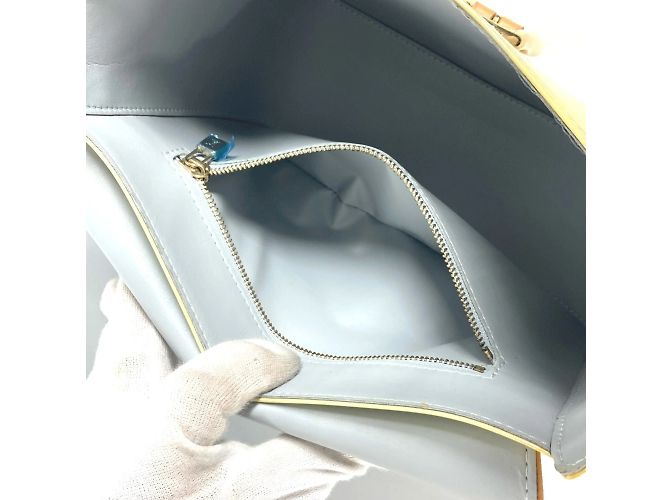 Borsa a tracolla Louis Vuitton Monogram Vernis Christy GM Marrone Grigio - vista 14