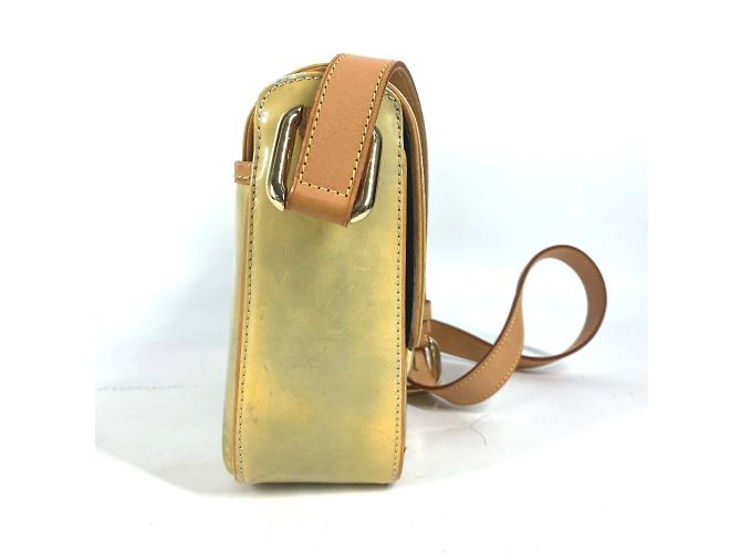 Borsa a tracolla Louis Vuitton Monogram Vernis Christy GM Marrone Grigio - vista 3