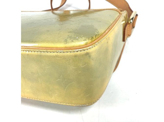 Borsa a tracolla Louis Vuitton Monogram Vernis Christy GM Marrone Grigio - vista 6