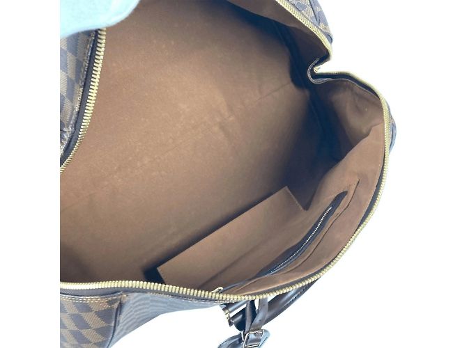 Borsa Boston in tela Damier Louis Vuitton Marrone Damier ebene - vista 13