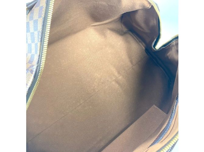 Borsa Boston in tela Damier Louis Vuitton Marrone Damier ebene - vista 17