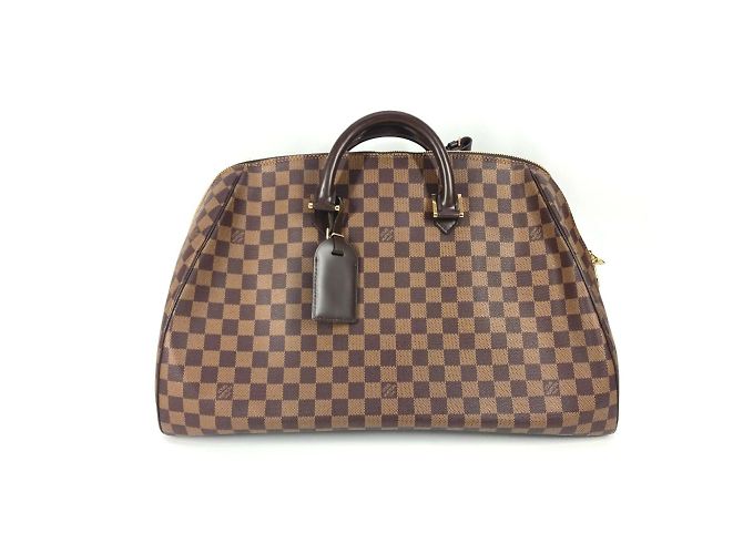 Borsa Boston in tela Damier Louis Vuitton Marrone Damier ebene - vista 18