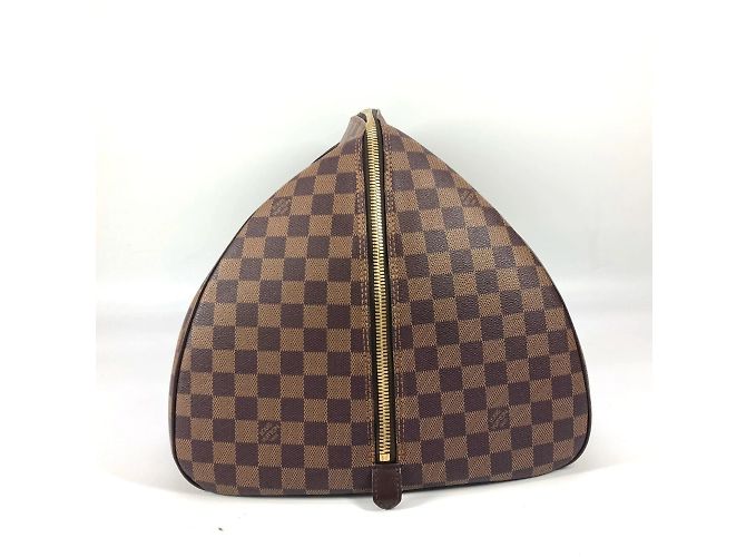 Borsa Boston in tela Damier Louis Vuitton Marrone Damier ebene - vista 4