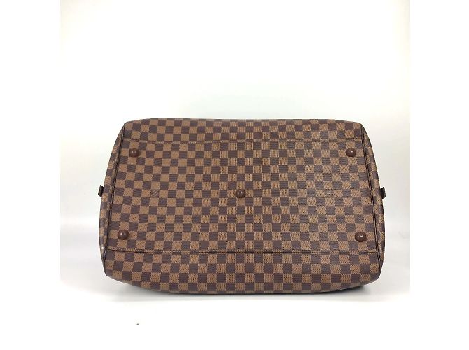 Borsa Boston in tela Damier Louis Vuitton Marrone Damier ebene - vista 5