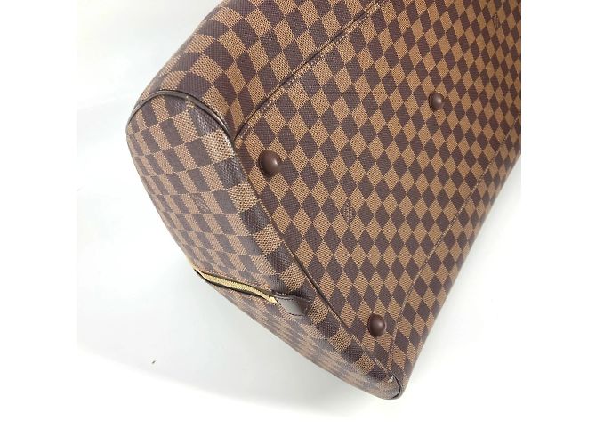 Borsa Boston in tela Damier Louis Vuitton Marrone Damier ebene - vista 7