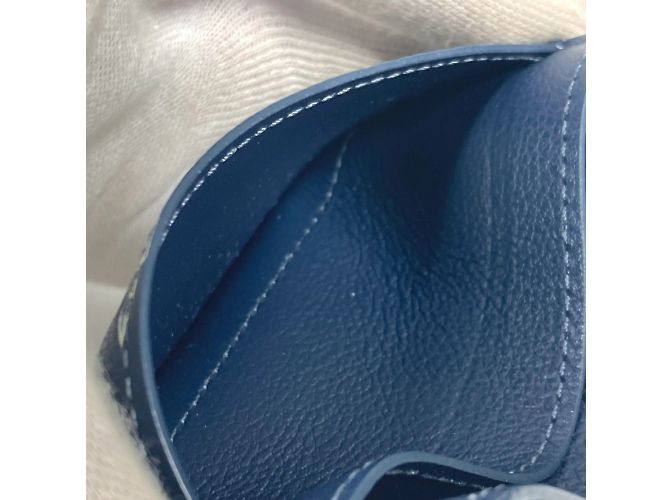 Estuche para tarjetas Monogram Shadow Louis Vuitton Azul marino - vista 12