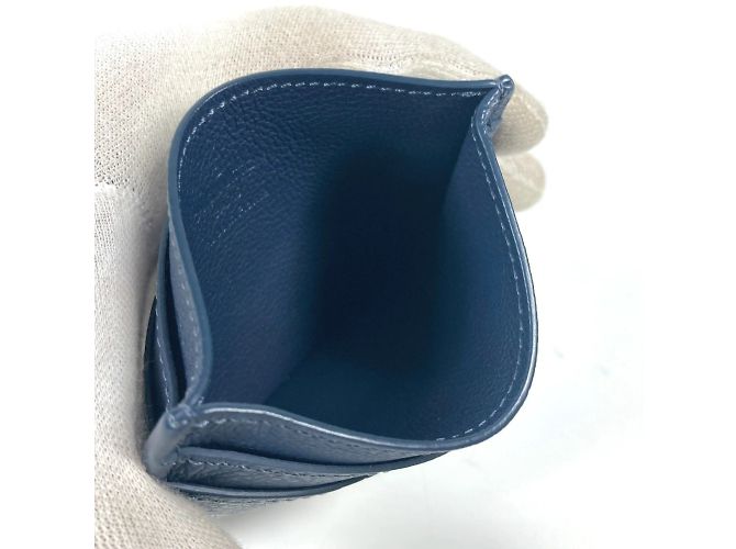 Estuche para tarjetas Monogram Shadow Louis Vuitton Azul marino - vista 7