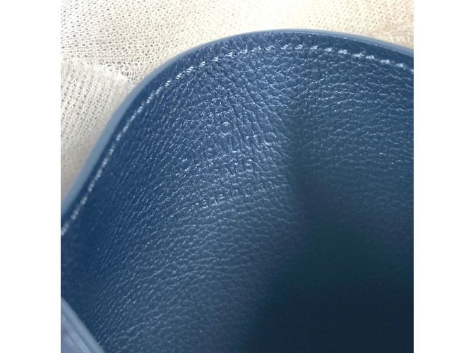 Estuche para tarjetas Monogram Shadow Louis Vuitton Azul marino - vista 8
