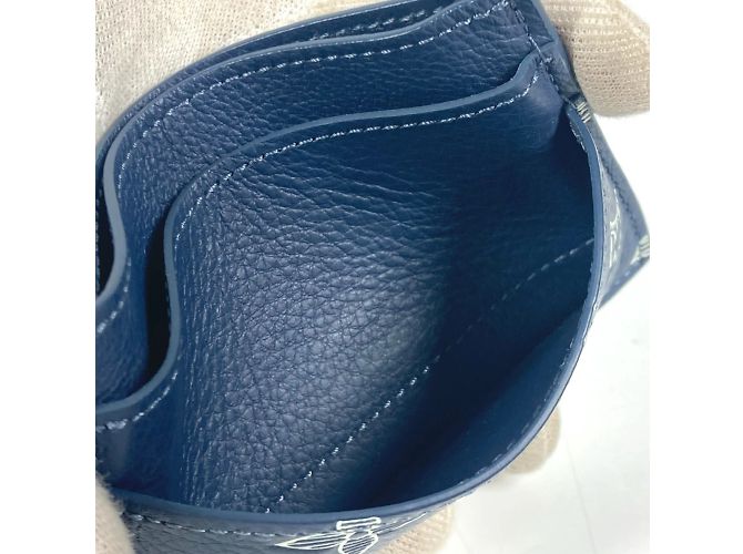 Estuche para tarjetas Monogram Shadow Louis Vuitton Azul marino - vista 9