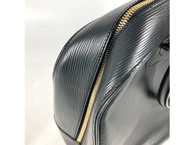 Sac à main Deauville en cuir Epi sur commande spéciale Louis Vuitton Noir - vue 11