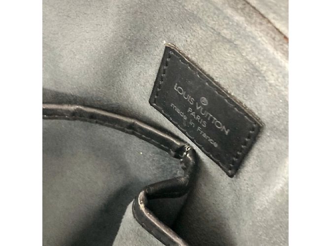 Sac à main Deauville en cuir Epi sur commande spéciale Louis Vuitton Noir - vue 13