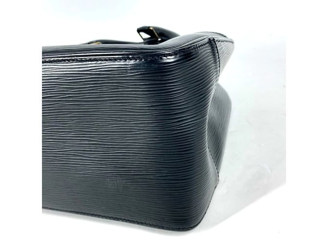 Sac à main Deauville en cuir Epi sur commande spéciale Louis Vuitton Noir - vue 6