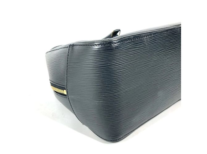 Sac à main Deauville en cuir Epi sur commande spéciale Louis Vuitton Noir - vue 7