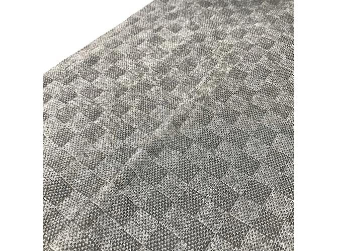 Sciarpa Petit Damier Graphite Louis Vuitton Marrone Nero - vista 7